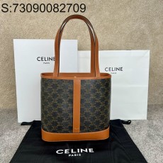 JXG 셀린느 스몰 버킷 트리옹프 캔버스 블랙 26.5*23*12cm 115082 
