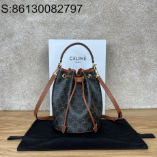 JXG 셀린느 클라라 백 트리옹프 캔버스 20*24*20cm 116882 블랙 
