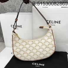 JXG 셀린느 트리옹프 캔버스 아바 백 193952 화이트 23*14*7cm 