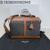 JXG 셀린느 트리옹프 캔버스 카프스킨 미디움 카바스 드 프랑스백 탄 37*27*14cm 192662 