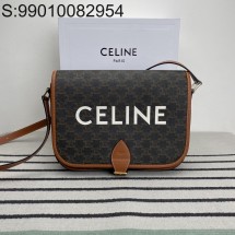 JXG 셀린느 메신저 폴코 프린트 트리옹프 캔버스 193902 31*24*9cm 