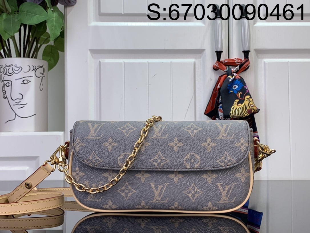[88factory] 루이비통 월렛 온 체인 아이비 트라이아논 그레이 M12778 23.5*12*4.3cm
