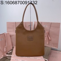 [JHL] 미우미우 아이비 가죽 백 35*40cm 5BG231 브라운 