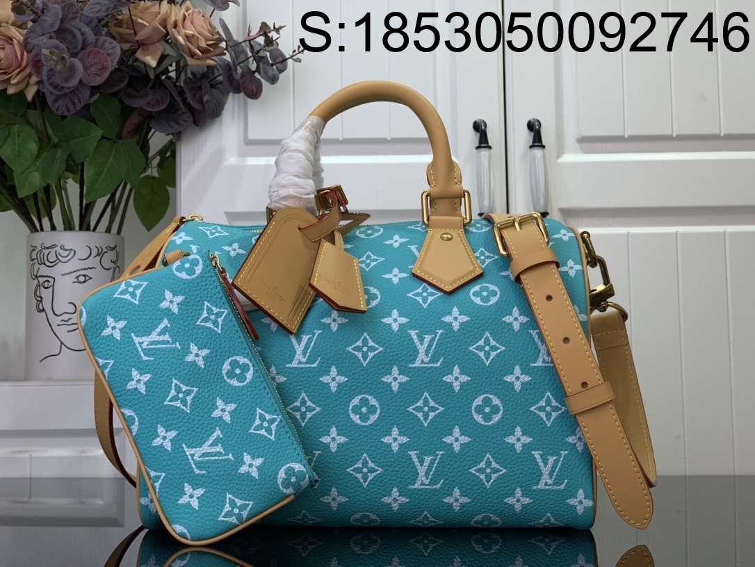[88factory] 루이비통 스피디 P9 반둘리에 30 터콰이즈 30*17*21cm M21108 