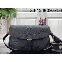 [88factory] 루이비통 나노 다이앤 바이컬러 모노그램 앙프렝뜨 레더 블랙 M46386 23*16*8.5cm 