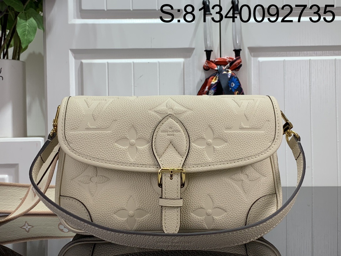 [88factory] 루이비통 나노 다이앤 바이컬러 모노그램 앙프렝뜨 레더 크림 M46386 23*16*8.5cm 
