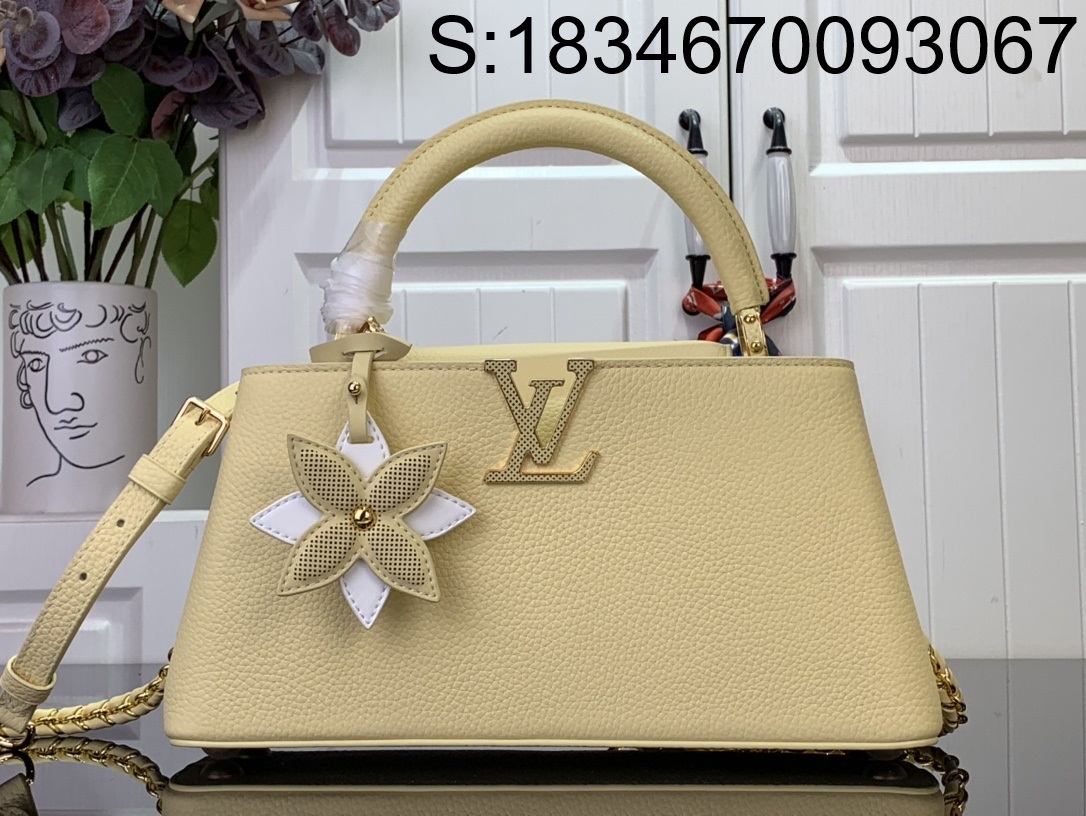 [88factory] 루이비통 프라워 카퓌신 이스트 웨스트 BB M11351 19*9*33cm 옐로우 LOUIS VUITTON