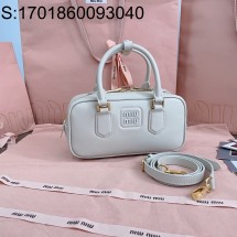 [JHL] 미우미우 아르카디 가죽 백 5BB142 22*10.5*7.5cm 화이트 