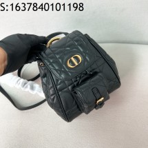 [JHL] 디올 카로 스몰 백팩 매크로까나쥬 블랙 M6302 19.5*18.5*8.5cm 
