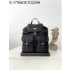 black frame 공장 프라다 리나일론 백팩 블랙 2VZ110 39*34*15cm 