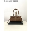 black frame 공장 프라다 보니 미디엄 스웨이드 핸드백 1BA426 32*15.5*12cm 브라운 