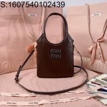 [JHL] 미우미우  아이비 가죽 핸드백 5BA281 20*24cm 초콜릿