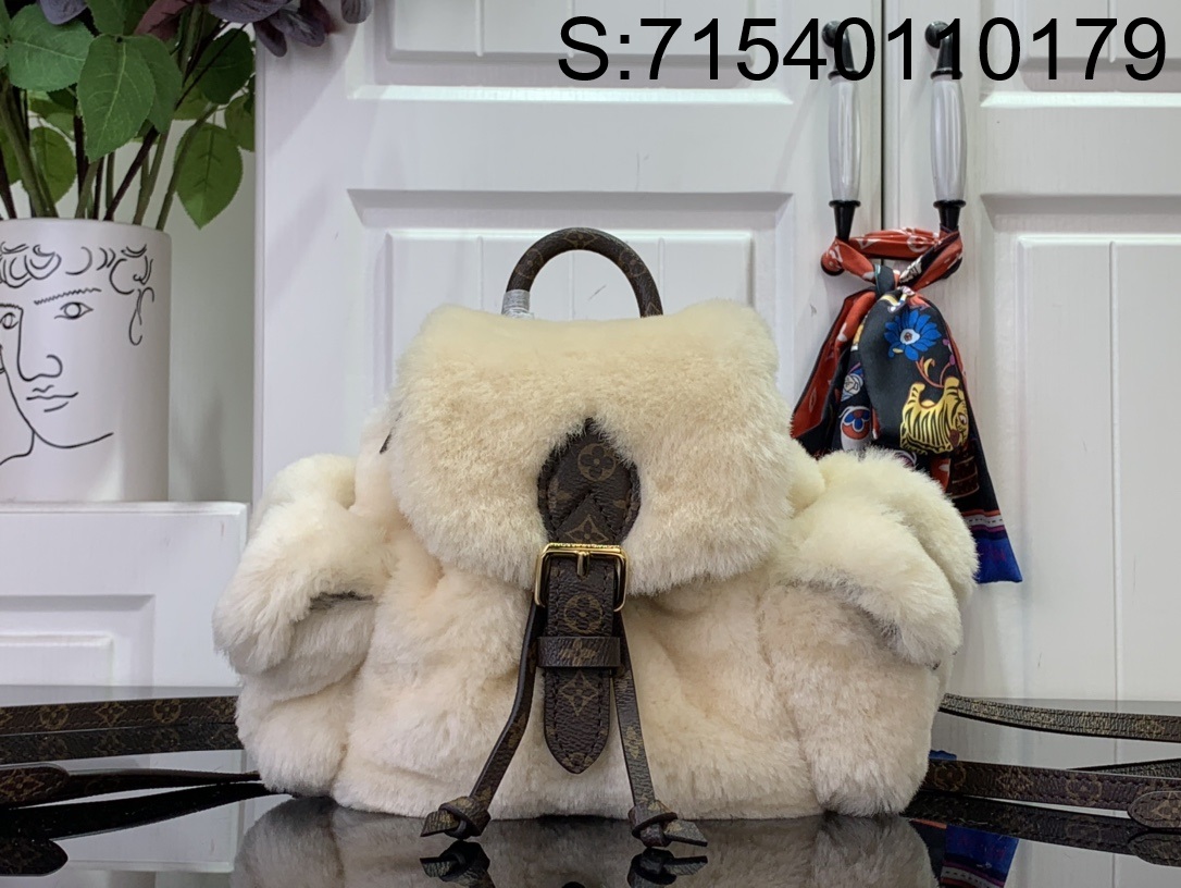 [88factory] 루이비통 나노 테디 백팩 크림 M11919 16.5*13*25cm 