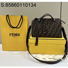 [니콜] 펜디 바이 더 웨이 소프트 FF 자카드 패브릭 백 28*12*18cm 