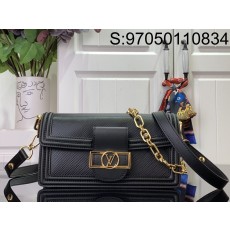 [88factory] 루이비통 도핀 에피 레더 블랙 M23603 21*12*5cm 