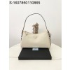 black frame 공장 프라다 에메 라지 가죽 숄더백 1BC228 39*23*12cm 화이트 