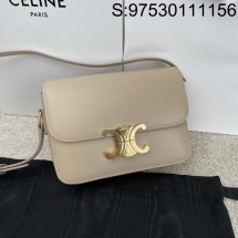 JXG 셀린느 틴 트리옹프 백 스몰 18.5*14*6cm 188423 베이지 