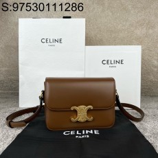 JXG 셀린느 틴 트리옹프 백 스몰 18.5*14*6cm 188423 다크 브라운 