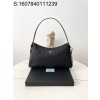 black frame 공장 프라다 에메 라지 가죽 숄더백 1BC228 39*23*12cm 블랙 