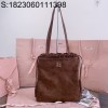 [JHL] 미우미우 조이 스웨이드 백 5BG303 28*31cm 코코아 브라운 
