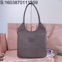 [JHL] 미우미우 아이비 가죽 백 35*40cm 5BG231 그레이 