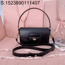 [JHL] 미우미우 패니 가죽 백 23*13.5*5cm 5BD270 블랙 