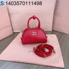 [JHL] 미우미우 레더 탑 숄더백 18*11.5*8cm 5BP0M 레드