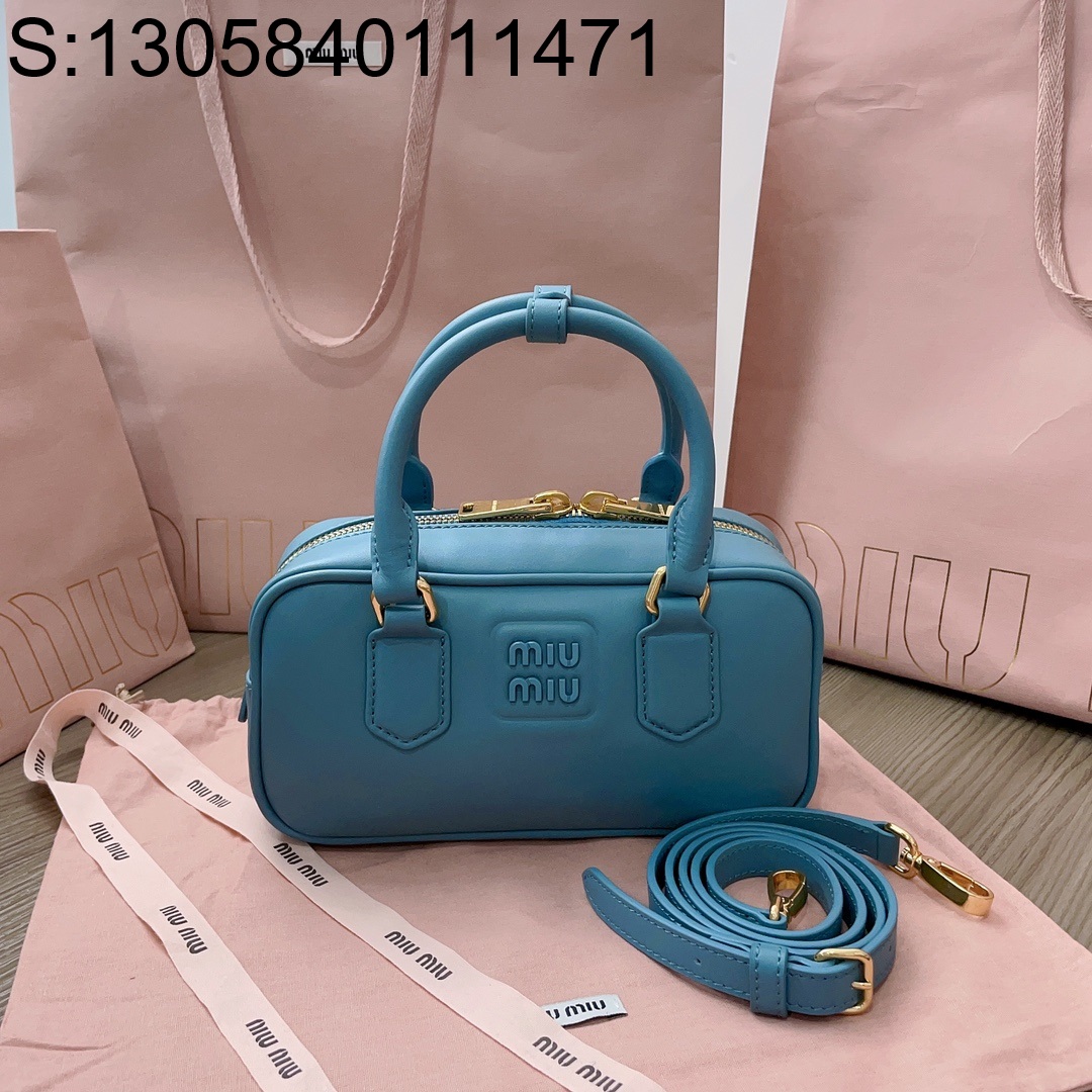 [JHL] 미우미우 아르카디 가죽 백 5BB142 22*10.5*7.5cm 파보니누스 