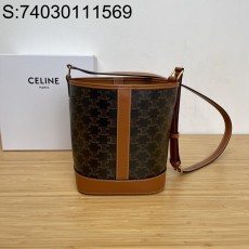 JXG 셀린느 스몰 버킷 트리옹프 캔버스 191442 30*22*13cm 
