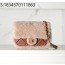 [JD] 샤넬 플랩백 시어링 램스킨 골드 메탈 베이지 브라운 24K CF 스몰 12*18*6cm 