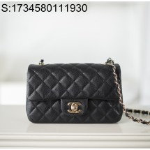 [JD] 샤넬 CF 금장 클래식 플랩백 미니백 12*20*6cm 블랙 CHANEL