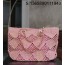 [JD] 샤넬 라지 쇼핑백 라피아 이펙트 브레이드 골드 멜탈 베이지 핑크 52*37cm 