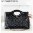 [JD] 샤넬 31 미디엄 쇼핑백 골드 메탈 24S 블랙 30*36*9cm