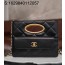 [JD] 샤넬 클러치 램스킨 골드 메탈 블랙 24B 19*25*3cm 