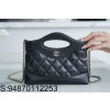 [JD] 샤넬  31 미니 쇼핑백 골드 메탈 24S 블랙 20.5*17.5*4cm