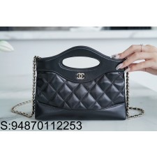 [JD] 샤넬  31 미니 쇼핑백 골드 메탈 24S 블랙 20.5*17.5*4cm