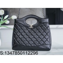[JD] 샤넬 31 스몰 쇼핑백 골드 메탈 24S 블랙 30*29*9cm 