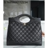 [JD] 샤넬 31 라지 쇼핑백 골드 메탈 23A 블랙 37*39*8cm