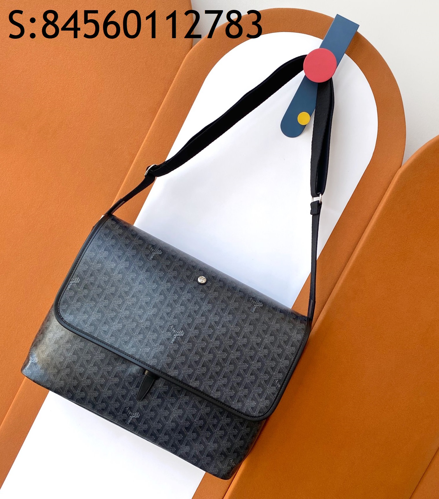 [엠플러스] 고야드 카페티엔 메신저 백 블랙 39*13*26cm 