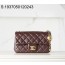 [JD] 샤넬 플랩백 램스킨 골드 메탈 볼 24K CF 와인 13*20*7cm  