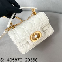 [JHL] 디올 미니 졸리 탑 핸들백 까나쥬 카프스킨 라떼 M9272 19*2*6cm 