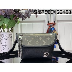 [88factory] 루이비통 펄스 웨어러블 월렛 카키 블랙 M12618 22.5*16*5cm 