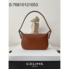 블랙프레임공장 셀린느 소프트 로미 카프 숄더백 10K123 19*14*5cm 브라운 Celine