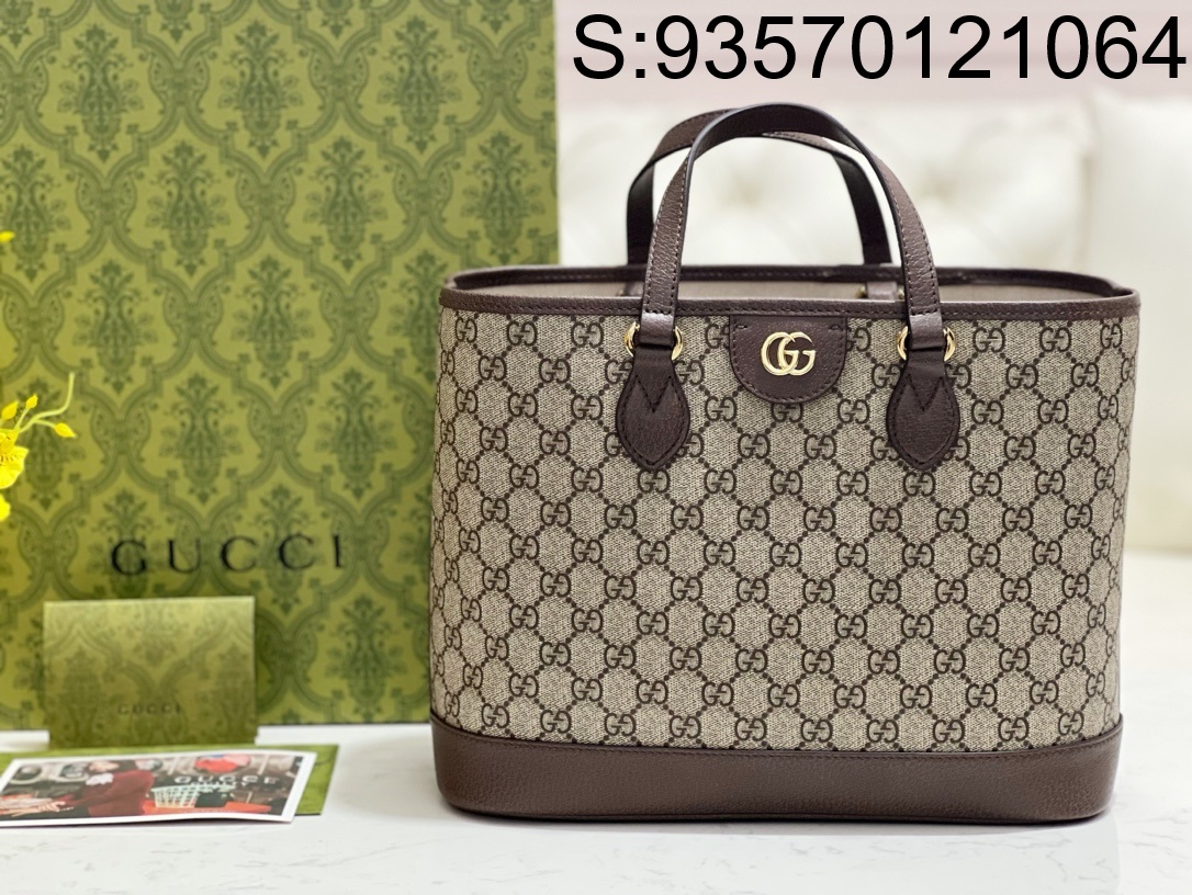 [JHL] 구찌 오피디아 GG 미니 토트백 765043 31*25*13cm 브라운 