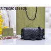 [JHL] 구찌 GG 마몽 벨트 백 699757 16.5*10*4.5cm 쏘 블랙 