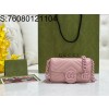 [JHL] 구찌 GG 마몽 벨트 백 699757 16.5*10*4.5cm 핑크 
