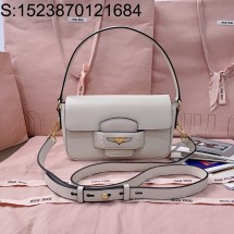 [JHL] 미우미우 패니 가죽 백 23*13.5*5cm 5BD270 화이트 
