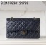 [JD] 샤넬 CF 금장 클래식 플랩백 미디엄 25cm 네이비 CHANEL