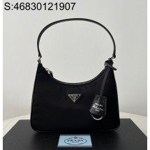 black frame 공장 프라다 리에디션 리나일론 미니백 1NE204 23*17*6cm 블랙 