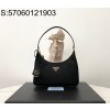 black frame 공장 프라다 리에디션 리나일론 미니백 1NE204 23*17*6cm 금장 블랙 